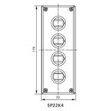 KASETA  4-OTW. SP22K4