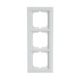 AXCENT Ramka 3-krotna  białe szkło