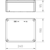 T 250,SKRZYNKI ROZGAŁĘŹNE 240X190X95