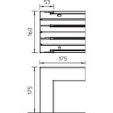 NAROŻE WEWN.RAPID 45 53X160-3