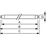 TL-D Colored 58W Red 1SL/25 Świetlówka liniowa