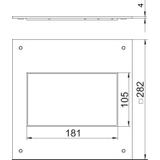 DUG250-3/2, POKRYWA MONTAŻOWA