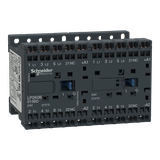 Stycznik nawrotny, TeSys K, 6A, 3P, 1NC, cewka 24VDC, zaciski sprężynowe