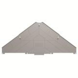 TW PRV16 R-A Płyta separacyjna (terminal), drukowane, R-A, poziomo, 225 mm x 100 mm, szary /10szt./ 1297870000 WEIDMÜLLER