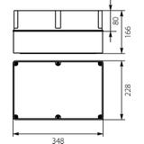 OH-5B.2 obudowa hermetyczna IP65 348x228x166 mm 29.55 OPATÓWEK