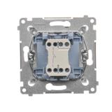 Simon 54 Przycisk pojedynczy zwierny bez piktogramu 10A szybkozłączka biały