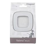 Valena Allure Ramka Pojedyncza Białe Szkło 755541 LEGRAND