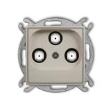 MINI Mechanizm gniazda multimedialnego 3F DATA (Vectra) taupe