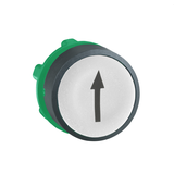 Harmony XB5 Przycisk płaski plastikowego biała z oznaczeniem ZB5AA334 Schneider