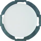 BERKER R.classic Zaślepka z płytką czołową biały połysk 10092079 HAGER