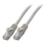 Patchcord RJ45 U/UTP kat. 5e LSZH CCA szary 0,5m