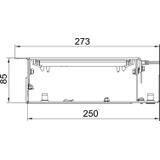 OKB U 25085 BLON, Kanał z listwą szczotkową