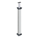 Simon Connect Kolumna wys. 3m 1-stronna 110x72mm aluminium ALC3100/8/14 KONTAKT