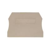 WAP WTL4/2 Płytka końcowa (styki), 55 mm x 2 mm, Ciemnobeżowy /50szt./ 1881640000 WEIDMÜLLER