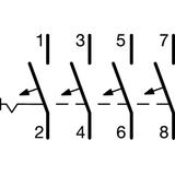 MCB Wyłącznik nadprądowy 10kA/15kA 4P D 20A NDN420 HAGER