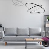Milagro lampa wisząca LED Orion Black 99W 6930lm 3000K ML509