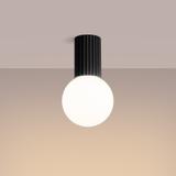 Plafon HALO czarny IP44