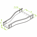 RKZC200/100H50 REDUKCJA SYMETRYCZNA 2,0 MM