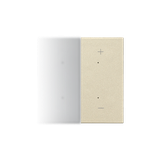 Simon 55 Klawisz połówkowy prawostronny z piktogramem /+/-/ do produktów elektronicznych Szampański