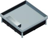 tehalit.VE-EE Pokrywa uchylna IP30 5kN EKQ12 244x244 15mm stal nierdzewna EKQ120LE15 HAGER