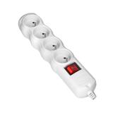 Rozgałęźnik wielogniazdowy 4x2P+Z z wyłącznikiem biały OR-AE-13265/W ORNO