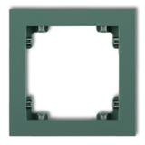 DECO Ramka uniwersalna pojedyncza z tworzywa DECO Pastel Matt szmaragdowa