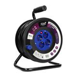 Przedłużacz bębnowy 4 gniazda (Schuko) kabel PVC H05VV-F 3x1.5mm2 długość - 50m Termik Prz OR-AE-131