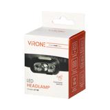 Latarka czołowa LED, 120lm, 500 mAh, ruchoma głowica