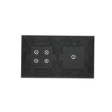 Simon 54 Touch Panel dotykowy S54 Touch 2 moduły 1 pole dotykowe + 4 pola dotykowe zastygła lawa DSTR214/73 KONTAKT