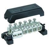 Szyna wyrównywania potencjałów K 12, 10 zacisków na 2,5-95 mm2 lub fi 10 mm, 1 zacisk na płask. 30x4