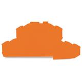 Ścianka końcowa pomarańczowa TOPJOBS 2002‑2492 /25szt./ WAGO