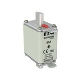 BUSSMANN 63A 500V NH00 GG Wkładka NH00 63A 500V GL/GG podwójny wskaźnik 63NHG00B EATON