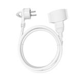 Przedłużacz domowy jednogniazdowy 1x2P+Z (Schuko) 3m,kabel PVC H05VV-F 3x1,5mm2 230VAC/16A OR-AE-131