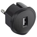 Ładowarka Wtyczkowa 1Xusba Czarna Helmo 050681 LEGRAND