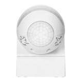 Czujnik ruchu 180° IP44, 800W, max 15m, mini, biały