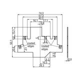 element zwiększajacy szer. złączki