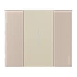 LIVING NOW - KLAWISZ - 2 MODUŁY - PIASKOWY BEŻ, Bticino