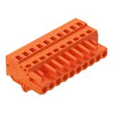 MCS-MIDI Classic gniazdo 10-bieg. pomarańczowe raster 5,08 mm /50szt./ WAGO