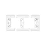 Simon 55 Puszka natynkowa 2-krotna do ramek LINE/DUO Wysokość: 40mm Biały mat
