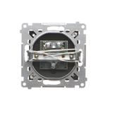 Simon 54 Gniazdo antenowe TV pojedyncze . Do instalacji indywidualnych czarny DAK1.01/49 KONTAKT