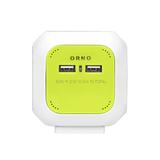 Przedłużacz Kostka 4x2P+Z 2xUSB H05VV-F 3x1mm2 1,4m limonkowy OR-AE-13144/L ORNO
