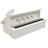"Simon 480 TS48-710E30BK0-33 Cover 3 gn. typ E + ładow. USB A+C i płytka dla 2 złączy RJ45 keystone