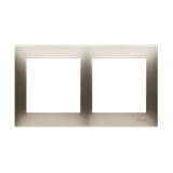 Simon 54 Premium Ramka 2-krotna PREMIUM IP20 / IP44 złoty mat DR2/44 KONTAKT