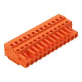 Gniazdo MCS-MIDI Classic 13-biegunowe pomarańczowe raster 5,08mm /25szt./ 231-313/026-000 WAGO