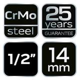 Nasadka udarowa 1/2", 14 x 38mm, Cr-Mo