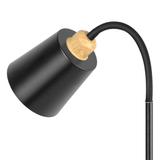 GRACE 1P, lampa podłogowa, E27, max. 18W, 160 cm, czarna LS-6/B ORNO