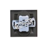 Simon 10 Gniazdo z/u podwójne monoblok 16A z. śrub. czarny *Kompletne - nie do ramek