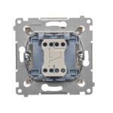 Simon 54 Łącznik schodowy 10A 250V szybkozłączka kremowy DW6.01/41 KONTAKT