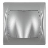 LOGO Wypust kablowy srebrny metalik