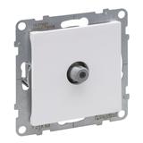 SUNO - Gniazdo TV typ  F  - końcowe - 1.5 dB, Biały, Legrand